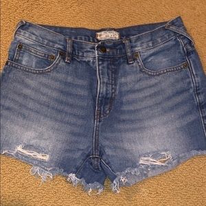 Free People Denim Vintage Styled Shorts